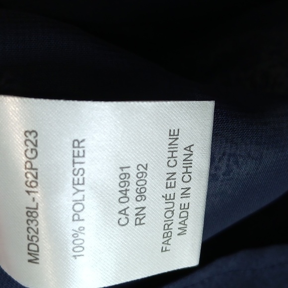 Dalia Navy Blue & White Bandana Abstract Print  Sleeveless Shift Dress Women's … - Picture 6 of 7